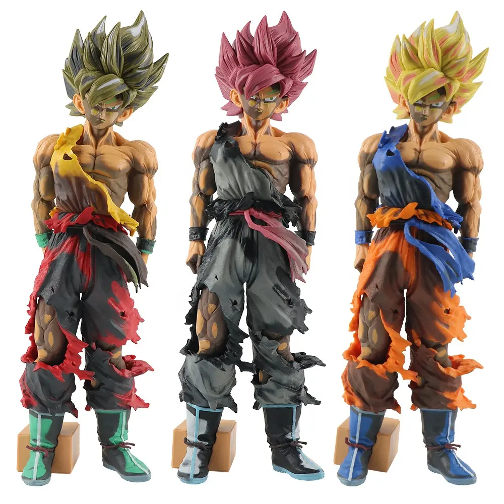 DL2735 Anime Figures Son Goku 32cm Dragon Balls Anime Super Saiyan Action Figma Model Doll Decor Home Xmas Gift Collector