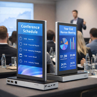 Nueva Tableta PC Empresarial Android 11 con Pantalla Dual de 10.1 Pulgadas y POE para Restaurantes y Hoteles
