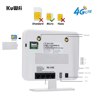 Routeur <span class=keywords><strong>modem</strong></span> <span class=keywords><strong>4G</strong></span> haute vitesse OEM KuWFi, 32 utilisateurs, 300 Mbps, port <span class=keywords><strong>USB</strong></span> RJ45, mode PPPoE, données Wi-Fi, routeur Internet <span class=keywords><strong>4G</strong></span>, carte SIM - Product Image 5