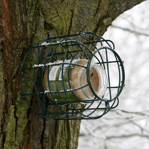 Mangeoires à <span class=keywords><strong>oiseaux</strong></span> en forme de cage pour <span class=keywords><strong>oiseaux</strong></span> sauvages d'extérieur, anti-écureuils, avec beurre de cacahuète, FB289, vente en gros - Product Image 6