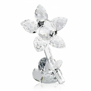 Decorazione in Cristallo a Forma di Fiore, Ornamento in Vetro Trasparente, Acchiappasole per Decorazione Casa - Product Image 2