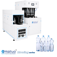 Machine de soufflage de bouteilles semi-automatique pour bouteilles en polystyrène soufflées par étirage