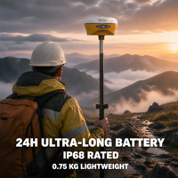 Hi-Target V500 GNSS RTK Ensemble Complet avec 1408 Canaux, Fonction Inclinaison et Contrôleur IHand55 pour la Topographie de Construction