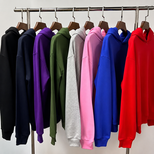 420 GSM Heavyweight 100% Cotton Oversized Fit Men's Pullover Hoodie High Quality Streetwear <b>Sweatshirt</b> Factory Wholesale - Product Image 5