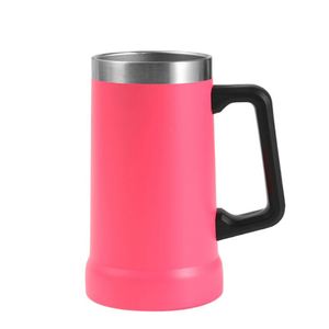 24 Oz Stainless Steel Stein Mug Powder Coated Keep <b>Cold</b> All Day Keep <b>Cold</b> All Day Beach Fathers Day Gift ASM33 - Product Image 3
