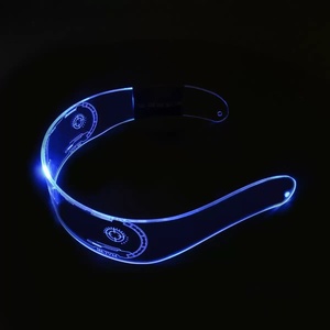 Venta caliente Adulto Estilo futurista LED Light-Up Gafas 7 colores 4 modos Recargable <span class=keywords><strong>Cool</strong></span> Technology <span class=keywords><strong>Cool</strong></span> <span class=keywords><strong>Style</strong></span> Glass - Product Image 2