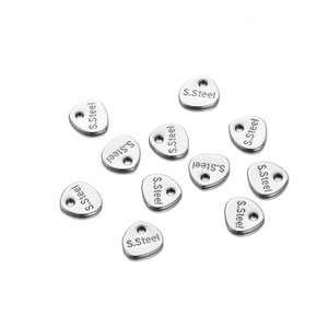Pendentif rond en acier inoxydable, accessoire de bijouterie en métal pour bricolage, vente en gros - Product Image 5
