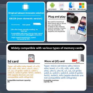 Type-C <strong>Adapter</strong> for Phones Compatible for iPad Memory Cards for <strong>Camera</strong> Card Reader OTG Model 2-G531-G532-02 - Product Image 2