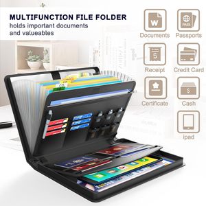 Du Lịch Nhà Lưu Trữ An Toàn Thư Mục Tập Tin Chất Kết Dính 5200 ℉ Accordion Tập Tin Tổ Chức Chống Cháy Tài Liệu Tổ Chức Với Túi Và Dây Kéo - Product Image 3