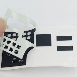 Film de membrane noir en PET pour clavier mécanique, découpe personnalisée, impression couleur blanche sur polyester, couleur personnalisable - Product Image 3