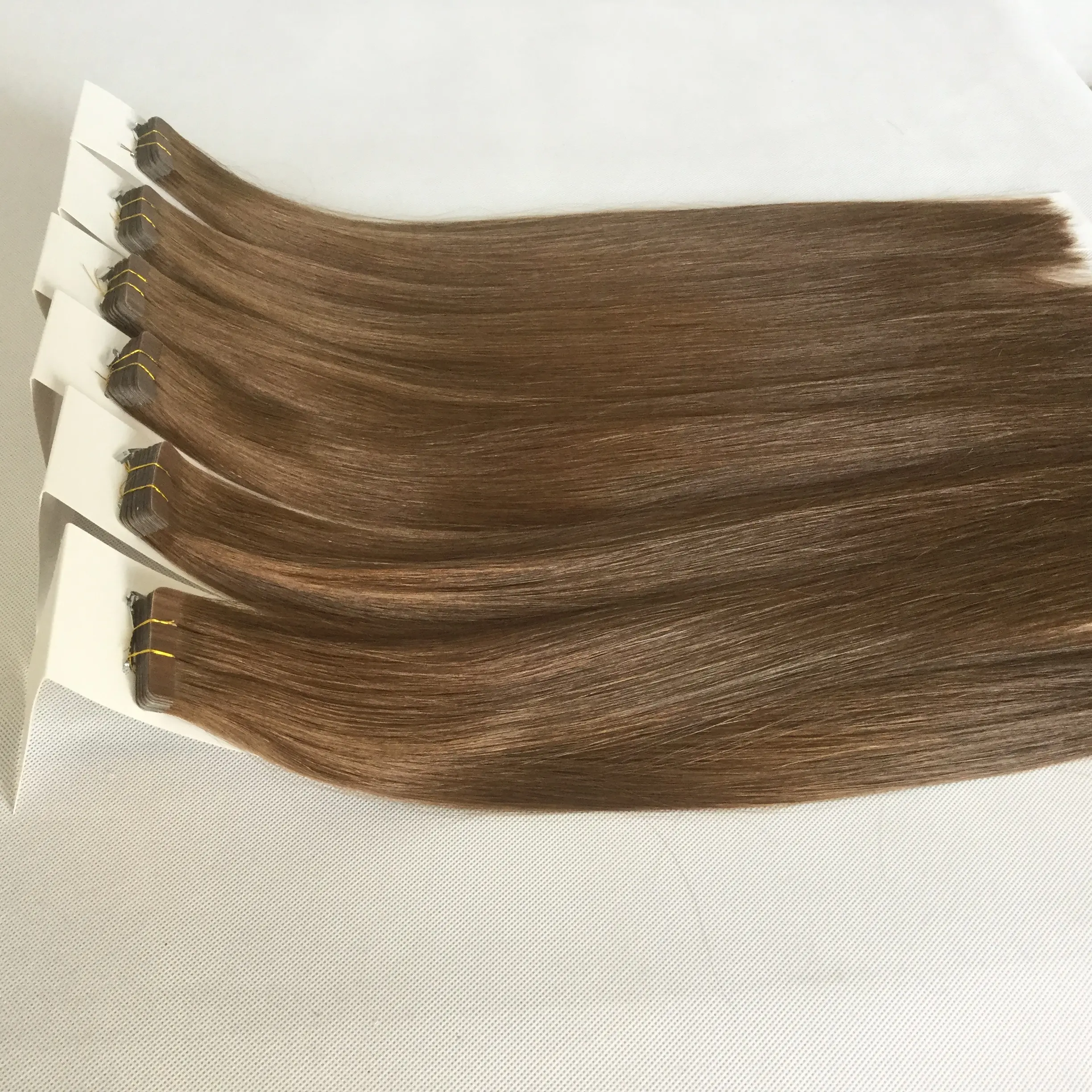 Tape Extensions Hair 100% Brazilian Cuticle Aligned Remy Human Virgin Tape Hair Extensions