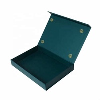 Boîtes en carton rigide magnétiques de luxe sur mesure, pelliculage mat, matériaux recyclés, doublure en éponge pour vêtements et cadeaux