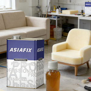 Pegamento de Esponja de Alta Calidad, Ligeramente Amarillo, Líquido Transparente, 35% de Contenido Sólido, Adhesivo de Espuma Inodoro, Súper - Product Image 1