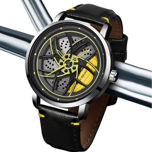 Fenyi Wholesales High-quality Fashionable Casual Best-selling Car Wheels <strong>Sporty</strong> Rotatable Quartz <strong>Watches</strong> for <strong>Men</strong> - Product Image 1