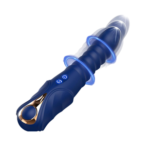 Sessiz şok vibratör kadınlar 2-in-1 yapay penis 10 titreşim 3 şok modları esnek kafa g-spot klitoral stimülasyon yumuşak - Product Image 1