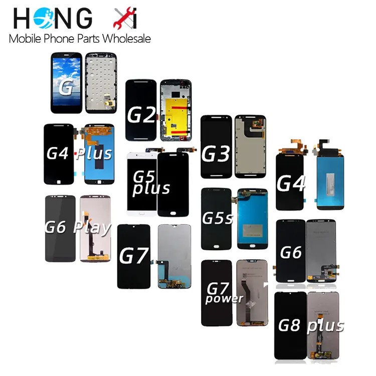 Wholesale screen Display for G G2 G3 G4 G5 G6 G7 G8 G9 G10 G20 G30 G50 G60 G100 plus play for Motorola mobile phones LCD