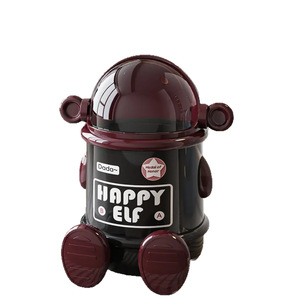 Happy Elf Astronaut Trash Can 12L+ <b>Large</b> Capacity Double <b>Bin</b> With Lid For Living Room Home Use - Product Image 5