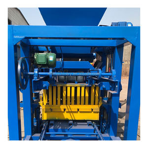 操作が簡単なQT4-26インターロックレンガ製造機、26秒成形サイクル、小型半自動コンクリート中空ブロック製造機 - Product Image 5