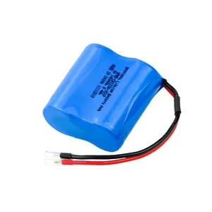 Batterie lithium-ion rechargeable à haut débit 6V 1400mAh 2S1P avec fils de connecteur BMS