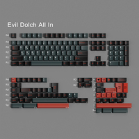 Accessoires pour clavier mécanique japonais, ensembles de touches PBT Cherry avec sublimation par transfert thermique