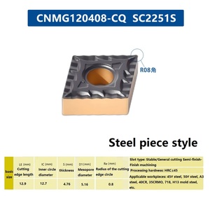 CNMG120404/08/12/160612-CQ PM MA STM Rhombic <strong>Turning</strong> <strong>Cnc</strong> Cutting <strong>Inserts</strong> Original Cut Carbide Cut Tools <strong>for</strong> Lathe Propress - Product Image 3