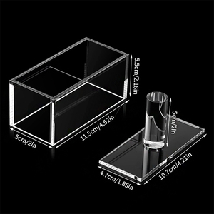 Dụng Cụ Làm Sushi Musubi Thư Rác Bằng Acrylic Đơn Khuôn Ép Cơm Perspex - Product Image 6