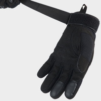 Gants d'hiver QXMOVING pour moto, vélo, cyclisme, hommes, protection des doigts, tactiques, extérieur, gym, doigts entiers, avec écran tactile