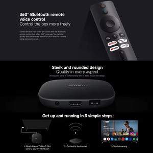 <span class=keywords><strong>Xiaomi</strong></span> <span class=keywords><strong>TV</strong></span> Box S (3.ª generación) Original en Existencia en EE. UU., Quad-Core, 2 GB + 32 GB, Wi-Fi 6, Google <span class=keywords><strong>TV</strong></span> 360 °   Control Remoto por Voz BT para MI Box s 3rd - Product Image 6