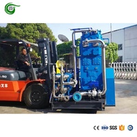 Compresor de pistón de acetileno C2H2 completamente sin aceite, entrada de 4 bar, salida de 150 bar, motor de refuerzo de gas con rodamientos de bajo consumo.