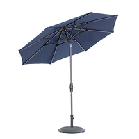 Sombrilla Premium para Terraza y Base para Hotel, Cafetería, Patio, Sombrillas y Bases para Exteriores