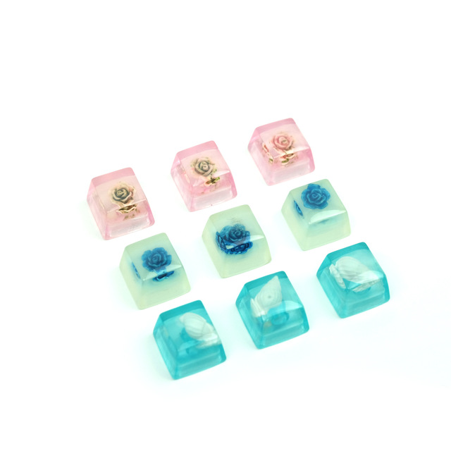 Ready to Ship Customization Mechanical Keyboard DIY Artisan Resin Keycaps
