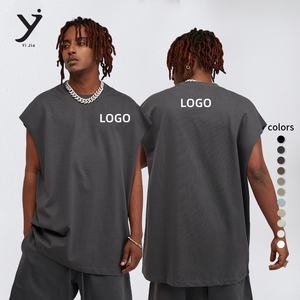 Venta al por mayor Entrenamiento Fitness 305G Color DE LA TIERRA Chaleco sin mangas Camiseta sin mangas Tallas grandes Gimnasio Camisetas sin mangas para mujeres Hombres - Product Image 3