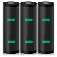Emballage alimentaire en plastique transparent sacs sous vide imprimés personnalisés sacs sous vide en plastique noir pour emballage alimentaire