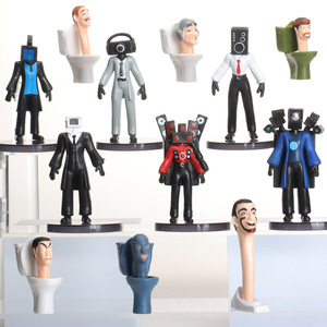Toilet Man And Monitor Man Action Figures Titan Speaker Man Vs Tv Man Doll <b>Models</b> Unisex 14 Years Up - Product Image 3