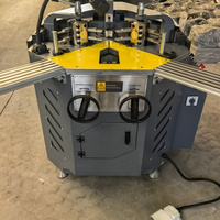 Máquina para Fabricar Puertas y Ventanas, Cambiador de Herramientas, Máquina Combinadora de Esquinas con Motor de 2.2kw, Voltaje 220V/380V para Perfiles de Aluminio