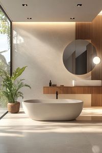 Commercial Grade Custom Shape Concrete Bathtub High End Hotel Bathroom <b>Freestanding</b> Cement Tub Bulk Export Sourcing Vietnam - Product Image 6