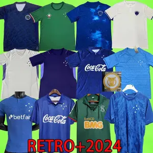 2024 2025 Cruzeiro 축구 유니폼 복고풍 93 94 2011 축구 셔츠 24 25 팬 플레이어 버전 유니폼 Dineno Elias GGOMES VERON
