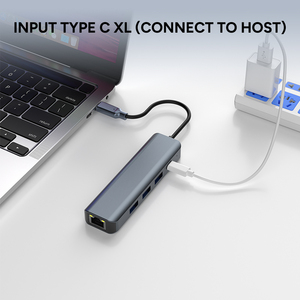 5Gbps 5 trong 1 <span class=keywords><strong>USB</strong></span> 3.0 <span class=keywords><strong>HUB</strong></span> RJ45 Gigabit Ethernet 5V <span class=keywords><strong>4A</strong></span> ABS Loại C Docking Station <span class=keywords><strong>USB</strong></span> Một 3.0 Loại C <span class=keywords><strong>USB</strong></span> <span class=keywords><strong>Hub</strong></span> thích ứng cho máy tính xách tay - Product Image 2