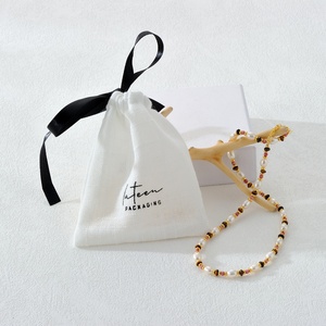 Manufacture High End Jewelry Gift <b>Bags</b> Pouch Fashion Drawstrings <b>Dust</b> Cotton Lien <b>Bag</b> Pouch <b>Bag</b> - Product Image 5