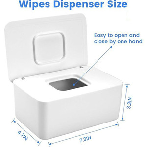 Caixa de Lenços de Papel Dupla Camada Grande Capacidade à Prova de Poeira para Mesa Doméstica - Atacado - Product Image 2