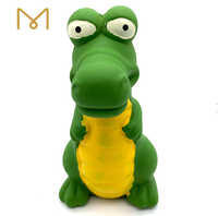 Jouet pour chien en latex durable et écologique YHRQ, jouet à couiner, animal en peluche durable, crocodile à mâcher, Shandong