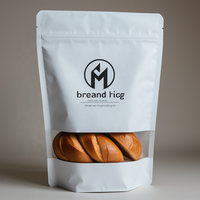 Sachets refermables écologiques en aluminium anti-humidité pour snacks, noix, salades et aliments pour bébés, en PE et Mylar