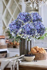 Flor de Hortensia Artificial de Seda, Tacto Real, Hecha a Mano, para Decoración de Bodas, Día de la Madre, Graduación, Pascua, Año Nuevo y Navidad - Product Image 5