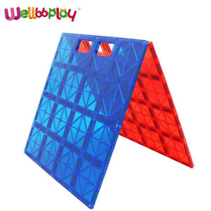 Piastrelle Magnetiche Super Quadrate, Gioco Educativo di Costruzione per Bambini 5-7 Anni, 50 Pezzi in Plastica ABS - Product Image 6