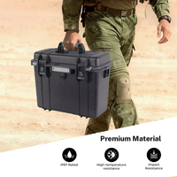 Valise de transport rigide hermétique RPC1632 de haute qualité avec valve de pression automatique et mousse antichoc sur mesure