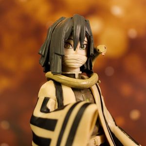Figuras De YMJ 15CM tueur démoniaque: <span class=keywords><strong>Kimetsu</strong></span> <span class=keywords><strong>No</strong></span> <span class=keywords><strong>Yaiba</strong></span> <span class=keywords><strong>Iguro</strong></span> <span class=keywords><strong>Obanai</strong></span> modèle PVC jouets Figure Anime figurines d'action - Product Image 5