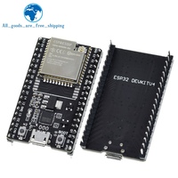 Papan inti TZT ESP32-DevKitC papan pengembangan ESP32 ESP32-WROOM-32U WIFI+Bluetooth kompatibel IoT NodeMCU-32 CH9102X
