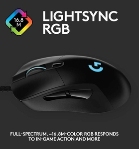 Souris de jeu programmable pour droitier G403 Hero, 6 boutons personnalisables, commutation DPI en direct, 25600 DPI, rétroéclairage RGB - Product Image 3