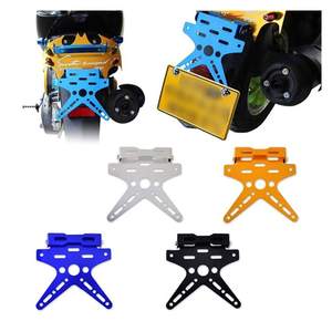 Soporte Universal de Aleación para Matrícula de Motocicleta, Soporte Ajustable de Aluminio para Placa de Matrícula - Product Image 3