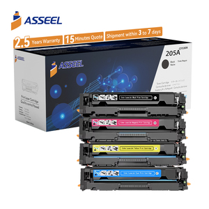 Cartucho de Tóner Asseel Compatible con CF510A 205A CF530A CF531A CF532A CF533A para <span class=keywords><strong>HP</strong></span> <span class=keywords><strong>LaserJet</strong></span> Pro M154a/154nw <span class=keywords><strong>MFP</strong></span> M180/181fw - Product Image 1